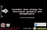 Scalable data mining for functional genomics and metagenomics Curtis Huttenhower 01-06-1011 Harvard School of Public Health Department of Biostatistics.