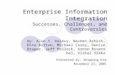 Enterprise Information Integration Successes, Challenges, and Controversies By: Alon Y. Halevy, Naveen Ashish, Dina Bitton, Michael Carey, Denise Draper,