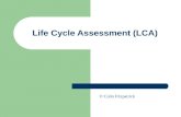 Life Cycle Assessment (LCA) © Colin Fitzpatrick. Life Cycle Assessment (LCA) As corporations seek to improve their environmental performance they require.