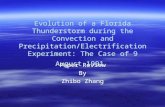 Evolution of a Florida Thunderstorm during the Convection and Precipitation/Electrification Experiment: The Case of 9 August 1991 Paper Review By Zhibo.