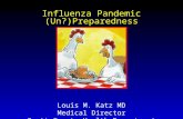 Influenza Pandemic (Un?)Preparedness Louis M. Katz MD Medical Director Scott County Health Department.
