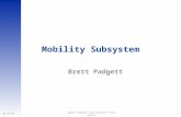 1 6/21/2015 Space Cowboys Team Project Final Report Mobility Subsystem Brett Padgett.