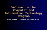 Welcome to the Computer and Information Technology program matuszek.