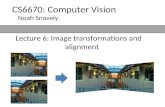 Lecture 6: Image transformations and alignment CS6670: Computer Vision Noah Snavely.