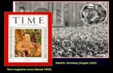 Munich, Germany (August 1914) Time magazine cover (March 1933)