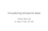 Visualizing temporal data CPSC 601.28 A. Butt / Feb. 24 '09.