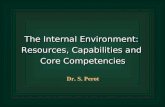 The Internal Environment: Resources, Capabilities and Core Competencies The Internal Environment: Resources, Capabilities and Core Competencies Dr. S.