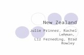 New Zealand Julie Prinner, Rachel Lehman, Liz Ferneding, Brad Rowley.