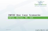 © 2006 Open Grid Forum INFOD Use Case Scenario OGF22, Boston, MA, USA raghul@utk.edu.