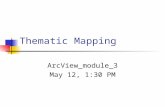 Thematic Mapping ArcView_module_3 May 12, 1:30 PM.