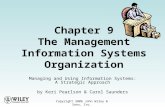 Copyright 2006 John Wiley & Sons, Inc. Chapter 9 The Management Information Systems Organization Managing and Using Information Systems: A Strategic Approach.