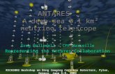 June 9, 2002 Hallewell ANTARES RICH2002 1 ANTARES : A deep-sea 0.1 km² neutrino telescope Greg Hallewell – CPP Marseille Representing the Antares Collaboration.