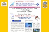 IEEE SBC & GOLD 2004, Passau, Germany Academy for Science and Technology, Alexandria, Egypt _____________________ Presented by: Hatem M.R. Abou-zeid hatemraz@ieee.org.