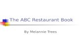 The ABC Restaurant Book By Melannie Trees. A is for Applebee’s.
