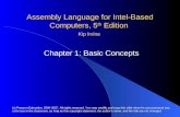 Assembly Language for Intel-Based Computers, 5 th Edition Chapter 1: Basic Concepts (c) Pearson Education, 2006-2007. All rights reserved. You may modify.
