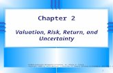 1 Chapter 2 Valuation, Risk, Return, and Uncertainty Portfolio Construction, Management, & Protection, 5e, Robert A. Strong Copyright ©2009 by South-Western,