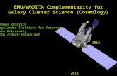 EMU/eROSITA Complementarity for Galaxy Cluster Science (Cosmology) Thomas Reiprich Argelander Institute for Astronomy Bonn University .