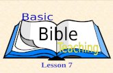 1 Lesson 7. 2 Topic Outline  Recap Last Week’s Lesson  Further Explanation (rising from Q/A session)  Ascended [8]  Application to Us  Quiz  Question.