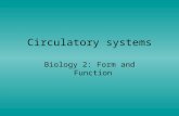 Circulatory systems Biology 2: Form and Function.