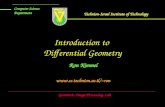 Introduction to Differential Geometry Ron Kimmel ron Computer Science Department Technion-Israel Institute of Technology Geometric.