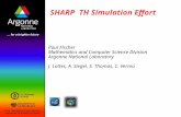 SHARP TH Simulation Effort Paul Fischer Mathematics and Computer Science Division Argonne National Laboratory J. Lottes, A. Siegel, S. Thomas, C. Verma.