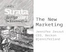 The New Marketing Jennifer Zeszut CEO, Beckon @jenniferland.