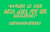 Are carbohydrates important for athletes? When starches or sugars are eaten, the body changes them all to glucose, the only form of carbohydrate used.