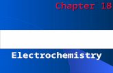 Chapter 18 Oxidation-Reduction Reactions and Electrochemistry.