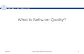 DAIMIHenrik Bærbak Christensen1 What is Software Quality?