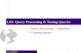 H.Lu/HKUST L05: Query Processing & Tuning Queries  Query Processing -- Principles  Tuning Queries.