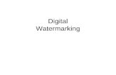 Digital Watermarking. Introduction Relation to Cryptography –Cryptography is Reversibility (no evidence) Established –Watermarking (1990s) Non-reversible.