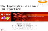 Software Architecture in Practice RiSE’s Seminars Bass’s book :: Chapters 07 Eduardo Santana de Almeida.