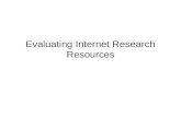 Evaluating Internet Research Resources. Newsstand: Grab information at random?