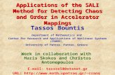 Applications of the SALI Method for Detecting Chaos and Order in Accelerator Mappings Tassos Bountis Department of Mathematics and Center for Research.