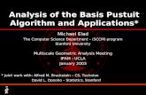 Analysis of the Basis Pustuit Algorithm and Applications* Michael Elad The Computer Science Department – (SCCM) program Stanford University Multiscale.