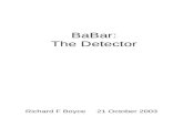 BaBar: The Detector Richard F Boyce 21 October 2003.