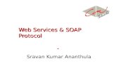 Web Services & SOAP Protocol Sravan Kumar Ananthula.