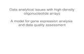 Data analytical issues with high-density oligonucleotide arrays A model for gene expression analysis and data quality assessment.