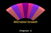 Microbial Growth Chapter 6. Microbial Growth - refers to the # of cells, not the size of the cells w Requirements for Growth Physical Chemical.