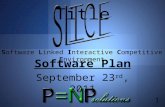 Title 1 Software Linked Interactive Competitive Environment Software Plan September 23 rd, 2011.