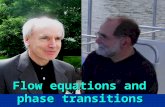 Flow equations and phase transitions. phase transitions.
