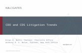 CDO and CDS Litigation Trends Kiran H. Mehta, Partner, Charlotte Office Anthony R. G. Nolan, Partner, New York Office.