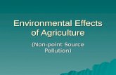 Environmental Effects of Agriculture (Non-point Source Pollution)