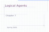 Logical Agents Copyright, 1996 © Dale Carnegie & Associates, Inc. Chapter 7 Spring 2005.
