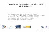 French Contribution to the COPS GPS Network C. Champollion, SA, IPSL, Paris, France J.-V. Baelen, LaMP, OPGC, Clermont-Ferrand, France F. Masson, IPGS,