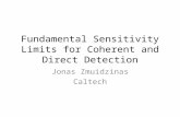 Fundamental Sensitivity Limits for Coherent and Direct Detection Jonas Zmuidzinas Caltech.