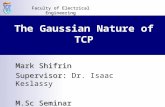 The Gaussian Nature of TCP Mark Shifrin Supervisor: Supervisor: Dr. Isaac Keslassy M.Sc Seminar Faculty of Electrical Engineering.
