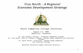 1 True North – A Regional Economic Development Strategy Rural Community College Institute August 2-5, 2004 Nashville, Tennessee Dr. Sue Collins, Provost.