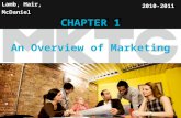 1 Lamb, Hair, McDaniel CHAPTER 1 An Overview of Marketing 2010-2011.