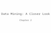 Data Mining: A Closer Look Chapter 2. 2.1 Data Mining Strategies (p35) Moh!